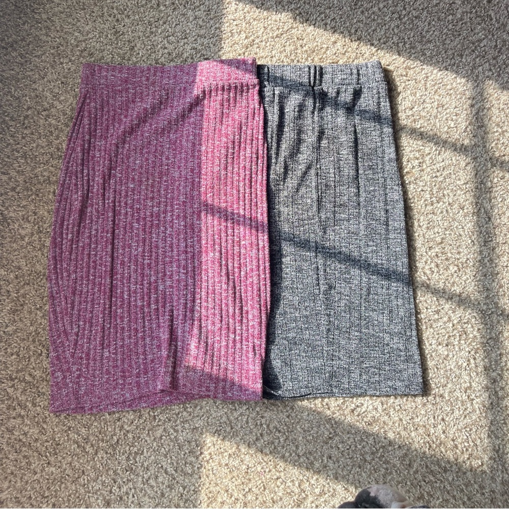 Two pencil skirts
